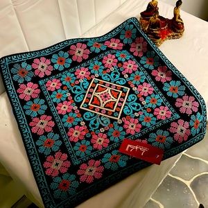 Blue boho style pillow you stuff